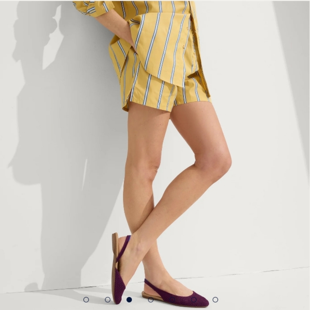Rothy's The Almond Slingback in Plum Mesh - Picture 2 of 5